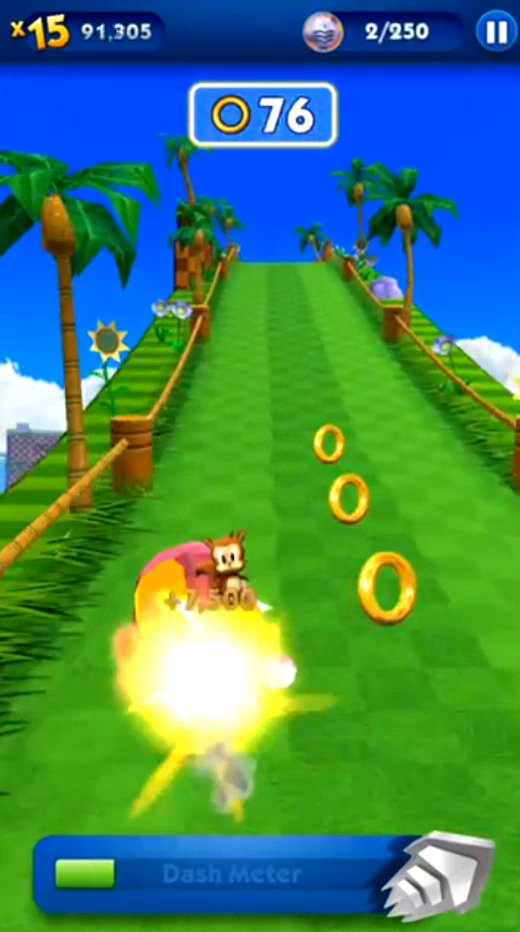 Sonic The Hedgehog Ring Dash Game