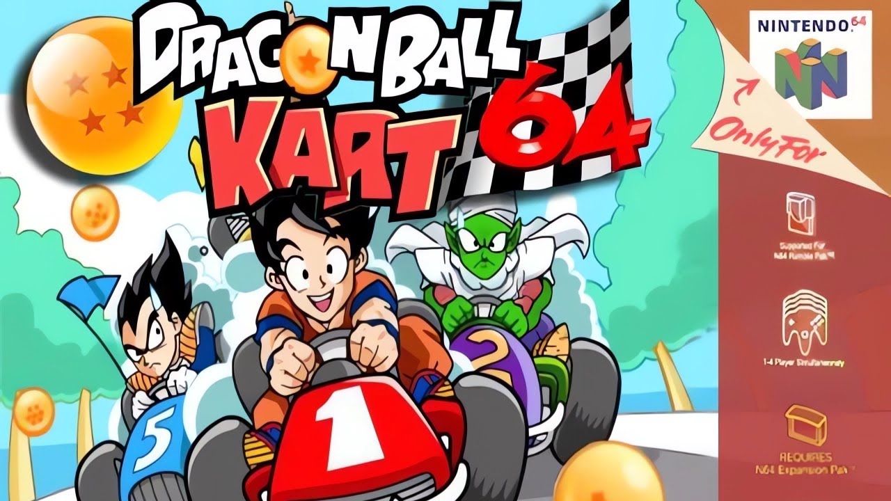 Dragonball shop kart n64